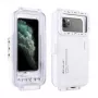 PULUZ PU9010W vodotesné puzdro pre iPhone – 45m podvodné puzdro, biela