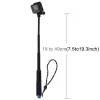 PULUZ selfie tyč pre akčné kamery (DJI, GoPro, Insta360) - čierna