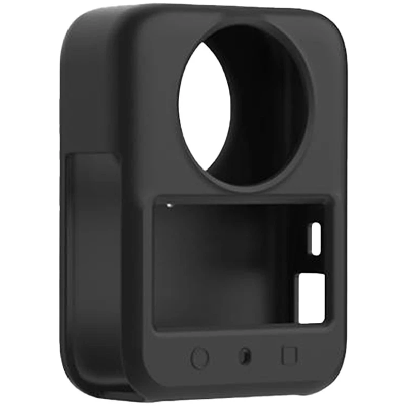 PULUZ PU783B silikónový kryt objektívu pre DJI Osmo 360, čierny