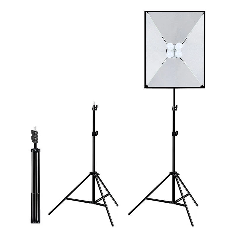 PULUZ štúdiová sada softbox 50x70cm, statív, LED žiarovky 4 ks PU5071EU