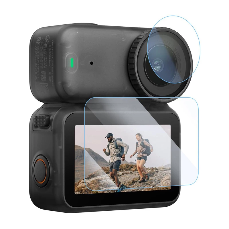 PULUZ tvrdené ochranné sklo a fólia na objektív pre DJI Osmo Nano