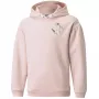 PUMA Alpha Hoodie FL mládežnícka mikina svetloružová veľkosť 164