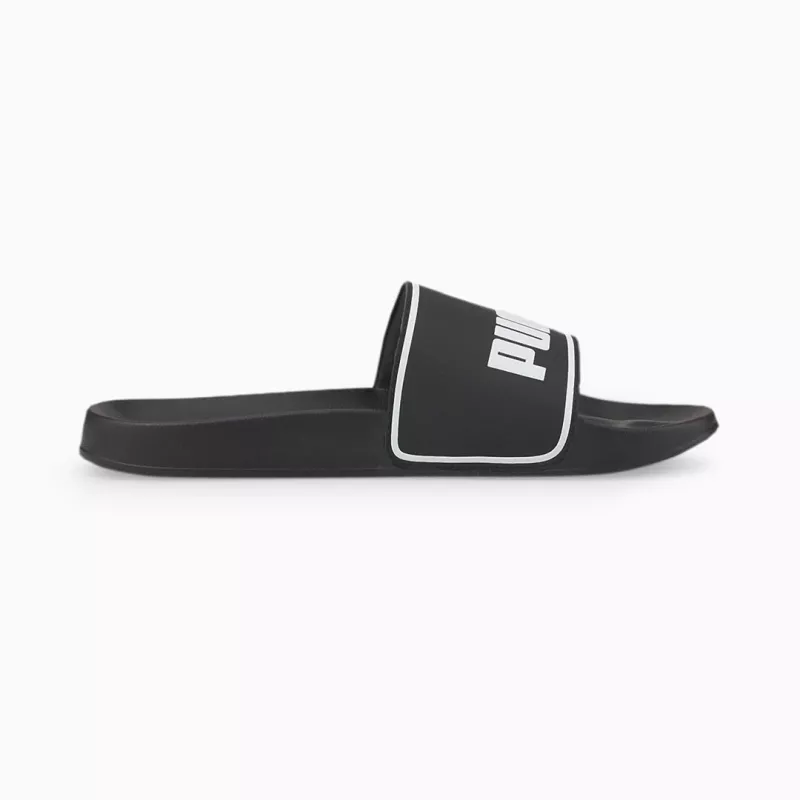 PUMA 384139 01 pánske šľapky, čierno-biele, veľkosť 40,5