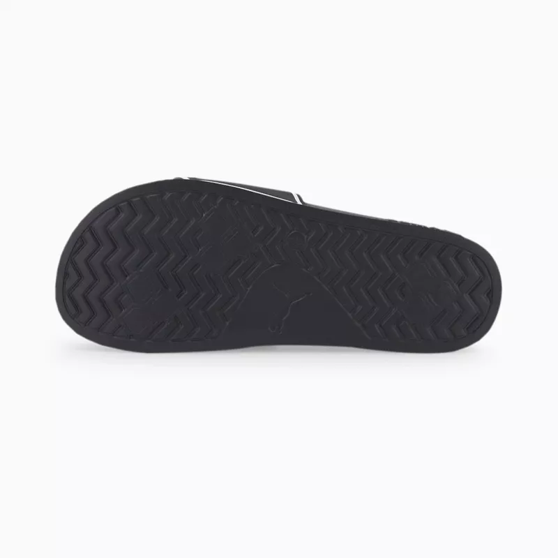 PUMA 384139 01 pánske šľapky, čierno-biele, veľkosť 40,5