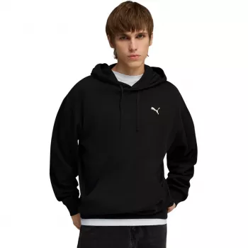 Puma ESS Elevated Relaxed mikina s kapucňou pánska čierna veľkosť M