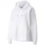 PUMA HER mikina s kapucňou TR Puma White dámska voľného strihu pulóver 589519 02