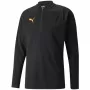 PUMA pánsky individualFINAL 1/4 Zip tréningový top čierny L