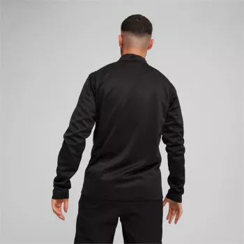 Puma pánske tréningové tričko TeamGoal so zipsom 1/4 - Puma Black - veľkosť M