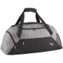 PUMA Team Goal Bag M stredne sivá melanž/Puma Black 48L cestovná taška