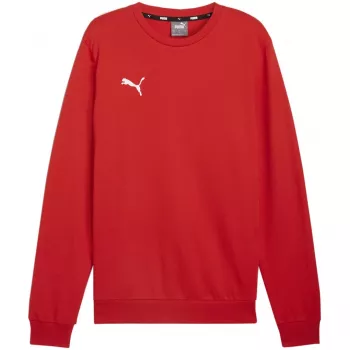 Puma Team Goal Casuals mikina s okrúhlym výstrihom červená 658592 01 S
