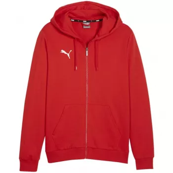 PUMA Team Goal Casuals pánska červená mikina s kapucňou 658595 01