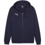 PUMA Team Goal Casuals kapucňová mikina námornícka modrá