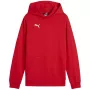 Puma Team Goal Casuals mikina s kapucňou červená 658619 01 152cm