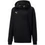 PUMA teamGOAL 23 Casuals Jr detská mikina s kapucňou čierna 128