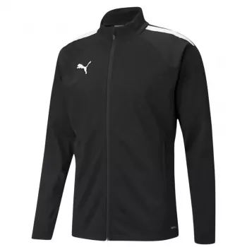 Puma teamLIGA tréningové tričko pánske dlhý rukáv 1/4 zips čierna veľkosť L