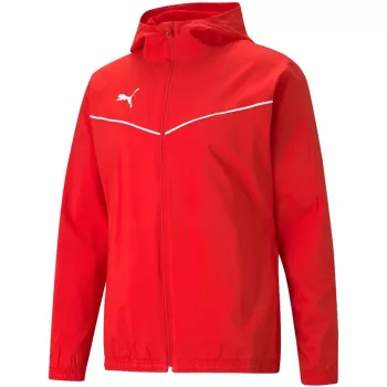 PUMA teamRISE celoročná bunda červená