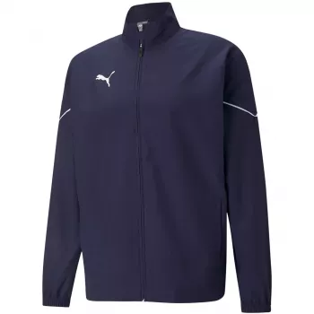 PUMA teamRISE Sideline pánska bunda na zips Peacoat Navy Blue