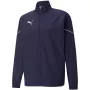 PUMA teamRISE Sideline pánska bunda na zips Peacoat Navy Blue