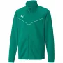 PUMA teamRISE tréningová poly bunda Jr Green 152