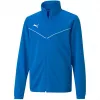 PUMA teamRISE tréningová polybunda Junior Peacoat/Puma White 164 cm