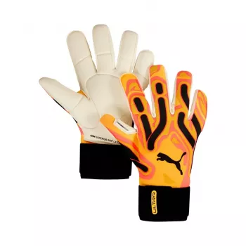 PUMA Ultra Ultimate Hybrid Sun brankárske rukavice oranžové veľkosť 10.5