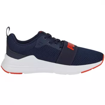 PUMA Wired Run Jr detská voľnočasová obuv, tmavomodrá, 38,5