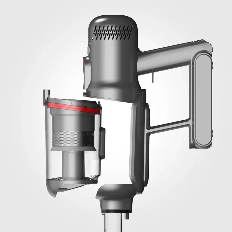 Puppyoo T12 Pro Rinse Crystal Grey vysávač na mokré a suché vysávanie