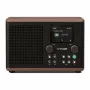 Pure Classic H4 DAB+ FM rádio s Bluetooth 5.3, Coffee Black/Walnut, 10W