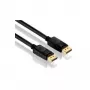 PureLink Basic+ DisplayPort kábel, pozlátený, 20-pin DisplayPort konektor samec na samec, 2,0 m profesionálny video prepojovací kábel (PI5000-020)