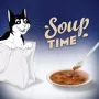 PURINA FELIX Soup ORIGINAL rybie príchute 6x48g