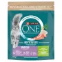 Purina ONE Sensitive morčacie a ryža suché krmivo pre mačky 750g