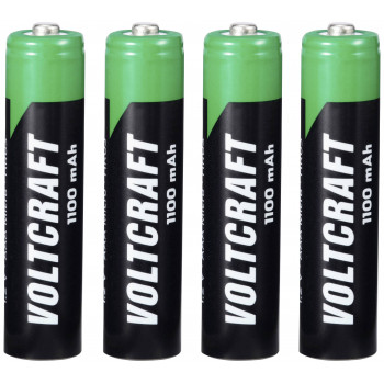 Voltcraft HR03 AAA NiMH akumulátory, 1100 mAh, 1,2 V, balenie 4 ks