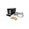 EXSYS EX-1012 externá rozširujúca skrinka so 4 PCI slotmi a PCIe-x1 hostiteľskou kartou