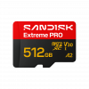 SanDisk Extreme PRO microSDXC 512 GB UHS-I A2 V30, až do 250/170 MB/s, SDSQXCJ-512G-GS6MA