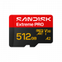 SanDisk Extreme PRO microSDXC 512 GB UHS-I A2 V30, až do 250/170 MB/s, SDSQXCJ-512G-GS6MA