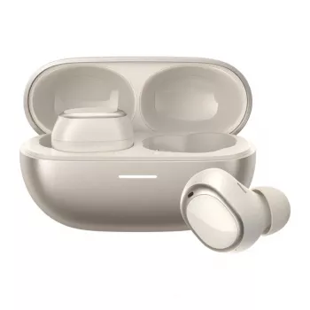 QCY Melobuds A30 bezdrôtové slúchadlá – Bluetooth 5.3, 13-mm meniče, 26 hod. prehrávanie, ENC, IPX5 – zlatá
