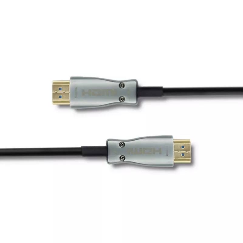 Qoltec 50472 HDMI kábel 20 m, HDMI typ A, čierna/strieborná