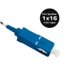 Qoltec 54209 RJ45 sieťový rozbočovač 1x RJ45 konektor samec na 2x RJ45 konektor samica čierny