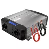 Qoltec čistý sínusový menič 12V na 230V 1500W/3000W s LCD USB USB-C pre LiFePO4 GEL AGM