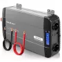 Qoltec čistý sínusový menič 12V na 230V 2500W/5000W s LCD, USB, USB-C, kompatibilný s LiFePO4/GEL/AGM