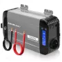 Qoltec čistý sínusový menič 12V na 230V 500W/1000W s LCD, USB, USB-C, kompatibilný s LiFePo4/GEL/AGM