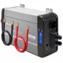 Qoltec čistý sínusový menič s UPS 12V na 230V 3000W/6000W LCD USB USB-C LiFePO4 GEL AGM