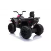 QUAD LOCK Elektrické jazdné štvorkolka JC333 ružová LED svetlá MP3