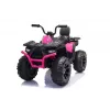 QUAD LOCK Elektrické jazdné štvorkolka JC333 ružová LED svetlá MP3