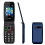 QUBO NEO NW 4G tlačidlový telefón – 2,4-palcový QVGA, 48 MB RAM, 128 MB ROM, Dual-SIM, 1800 mAh (modrý)