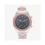 RADIANT pánske analógové quartz hodinky RA628704 – 44 mm puzdro z nehrdzavejúcej ocele, čierny ciferník, strieborný milánsky náramok, 5 ATM
