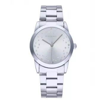 RADIANT pánske quartz analógové hodinky RA606201 36mm nehrdzavejúca oceľ čierny ciferník strieborný náramok