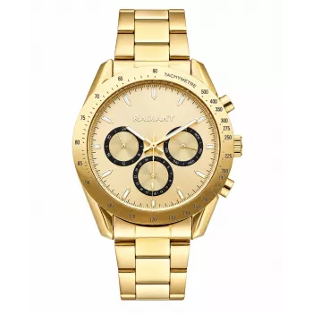 Radiant pánske hodinky RA668703 analógové quartz - 44mm modrý ciferník nerezová oceľ