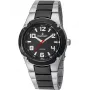 RADIANT pánske hodinky RA318201 (48 mm) - nerezová oceľ, čierny ciferník, quartz analógové