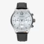 RADIANT pánske hodinky RA641703 (43mm) – analógový quartz s čiernym koženým remienkom